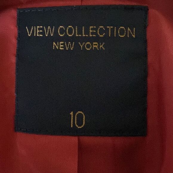 View collection, women’s paisley, print, fully lined blazer/jacket size 10 - Picture 5 of 5
